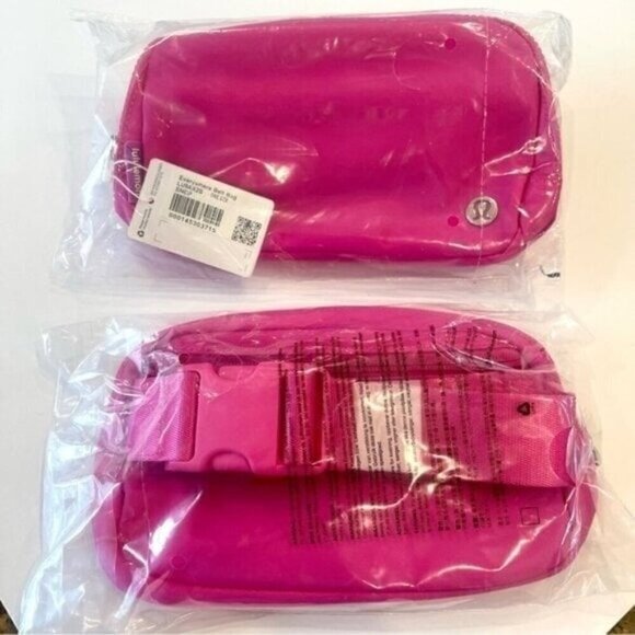 NWT Sonic Pink Lululemon Everywhere Belt bag 1L original size bright pink - Picture 4 of 9